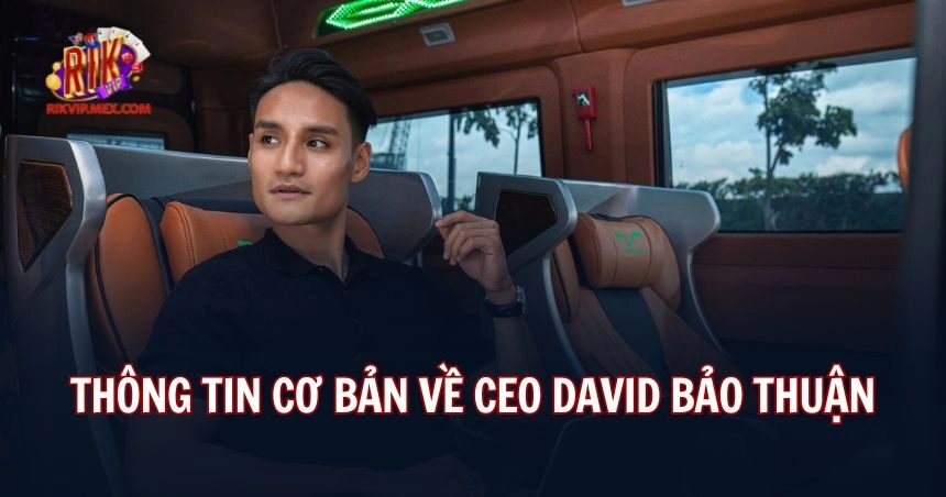 Thông tin sơ yếu lý lịch của CEO David Bảo Thuận 